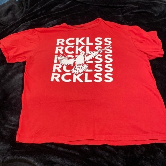 🧍🏼‍♂️- mens Reckless tshirt - Picture 1 of 3